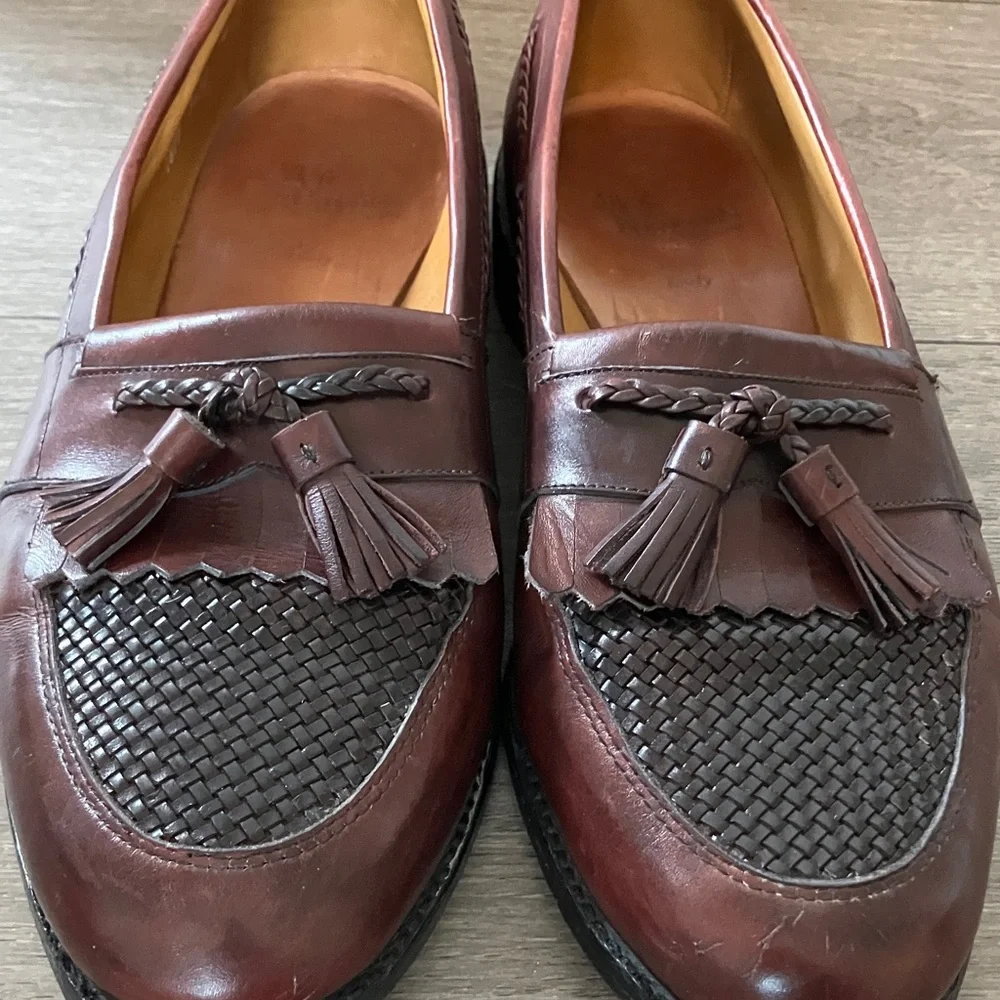 Allen Edmonds Cody Mens 10D Classic Leather Loafers Old Money Country Club